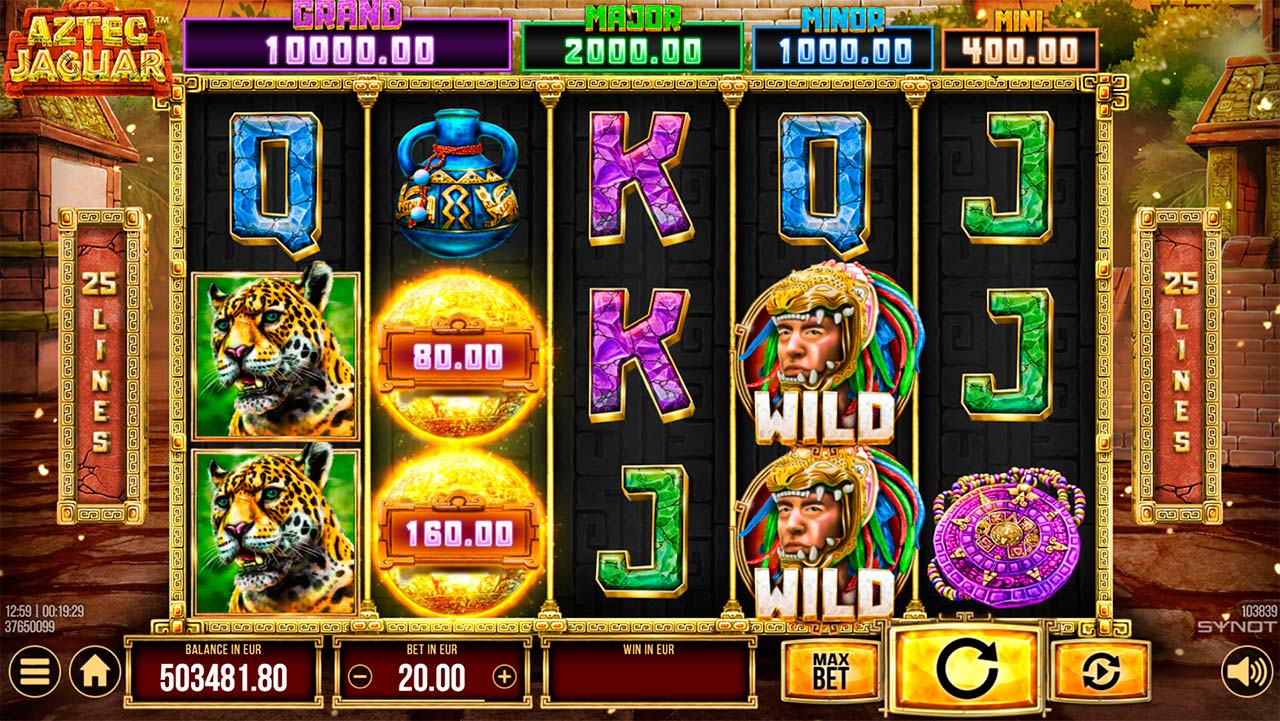 Aztec Jaguar Slot by SYNOT Games