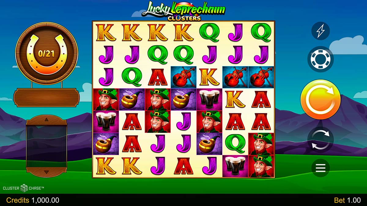 Lucky Leprechaun Clusters by Microgaming