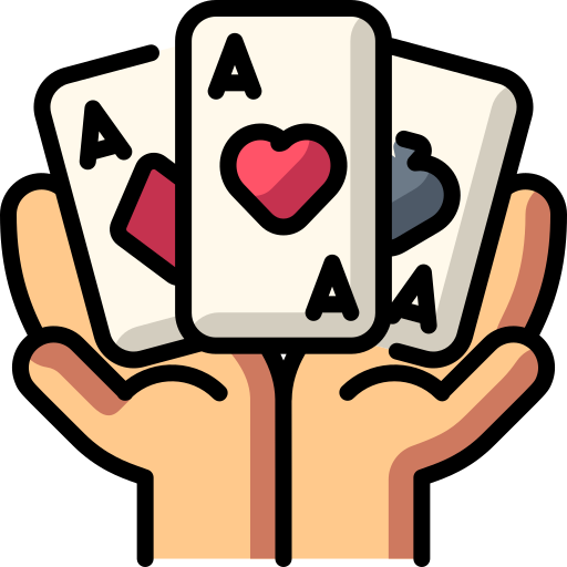 Icon hand of cards