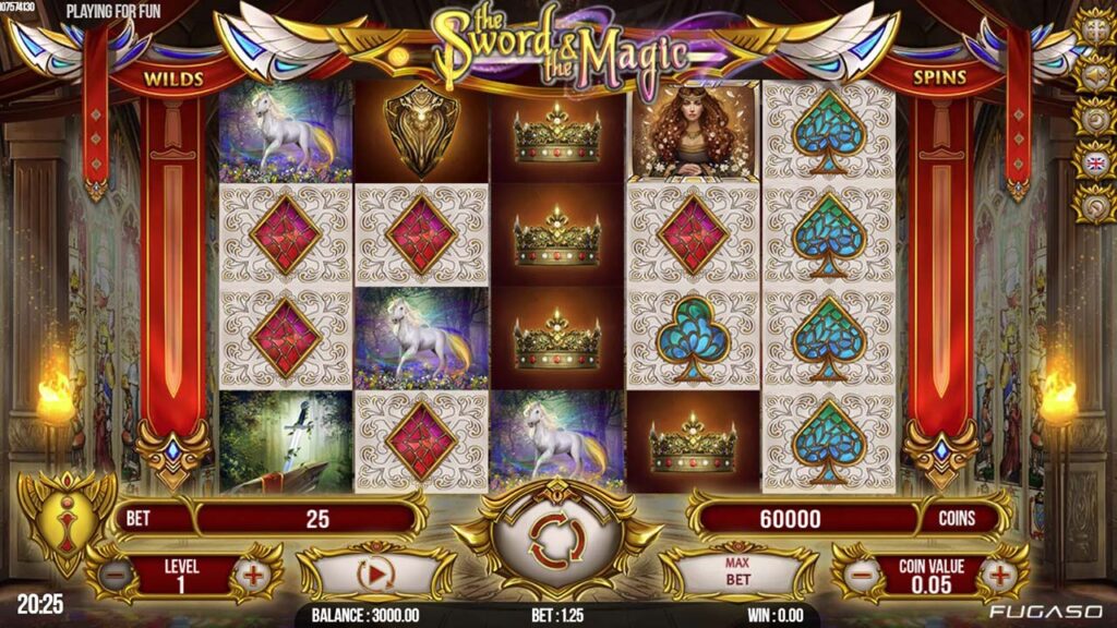 The Sword & The Magic Slot Screenshot