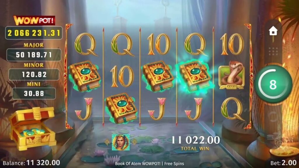 Book of Atem jackpot slot