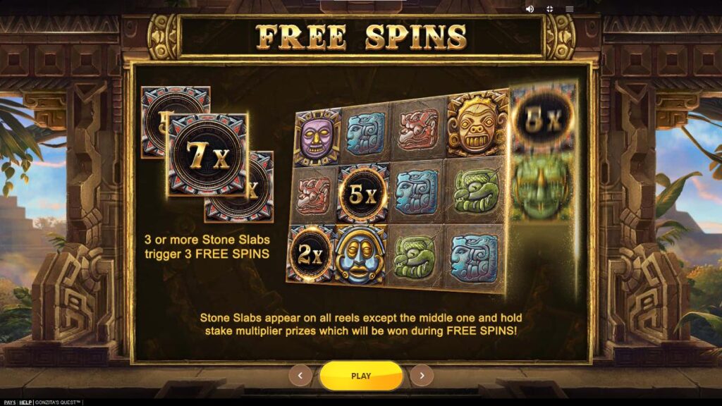 Gonzita's Quest Slot - Free Spins