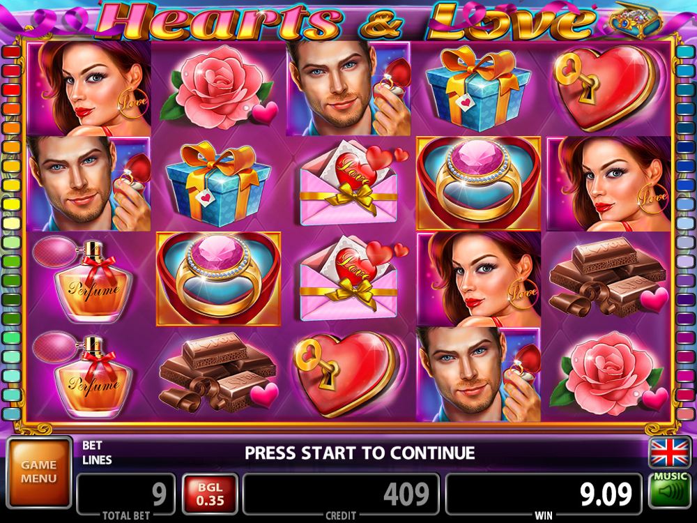 Hearts and Love - Valentine's Day Slot